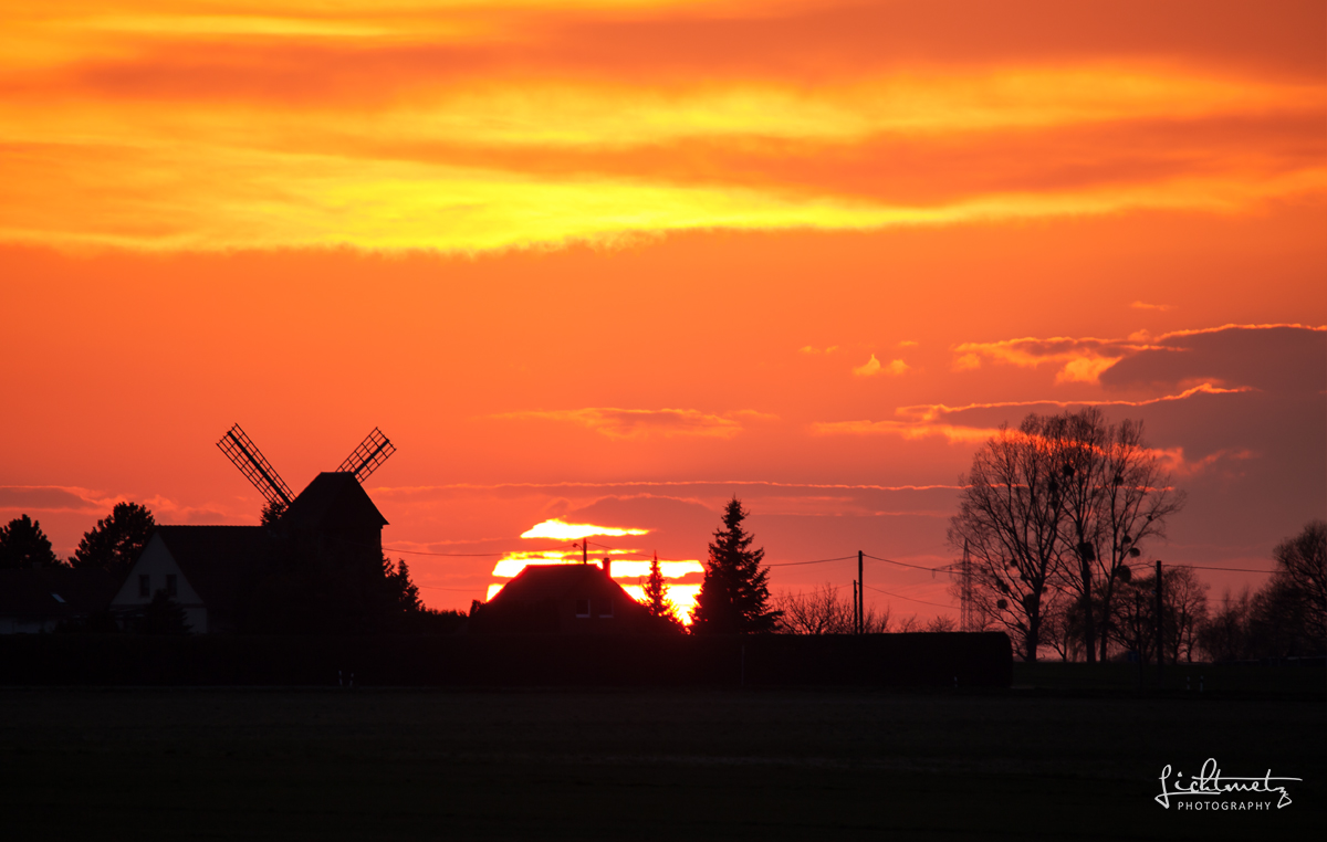 Vor dem Sonnenuntergang
